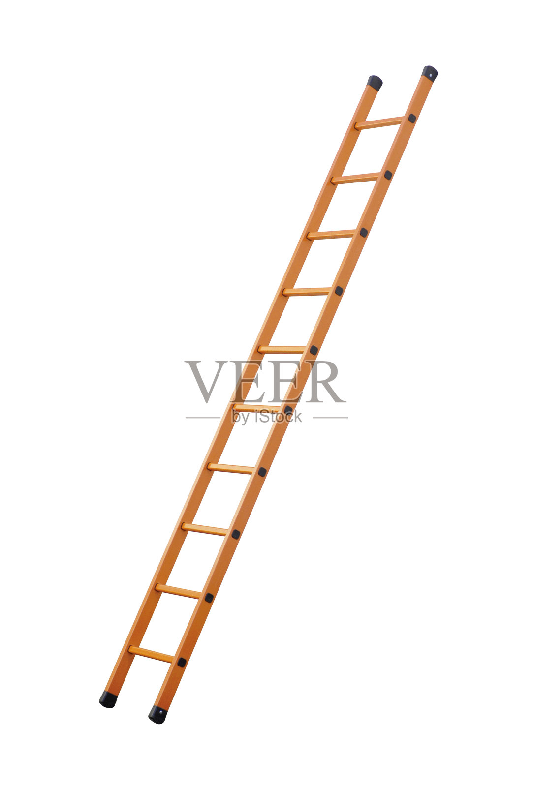 梯子(剪切路径!)孤立在白色背景上照片摄影图片