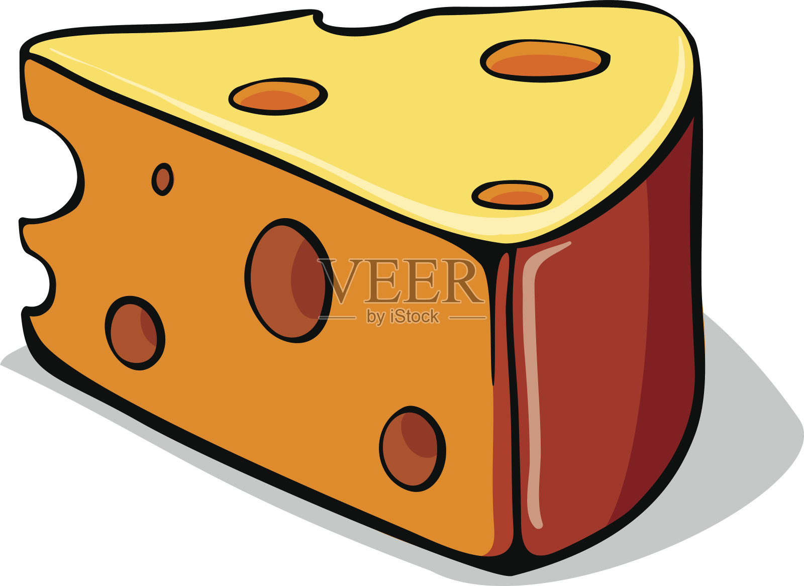 奶酪图标设计元素图片