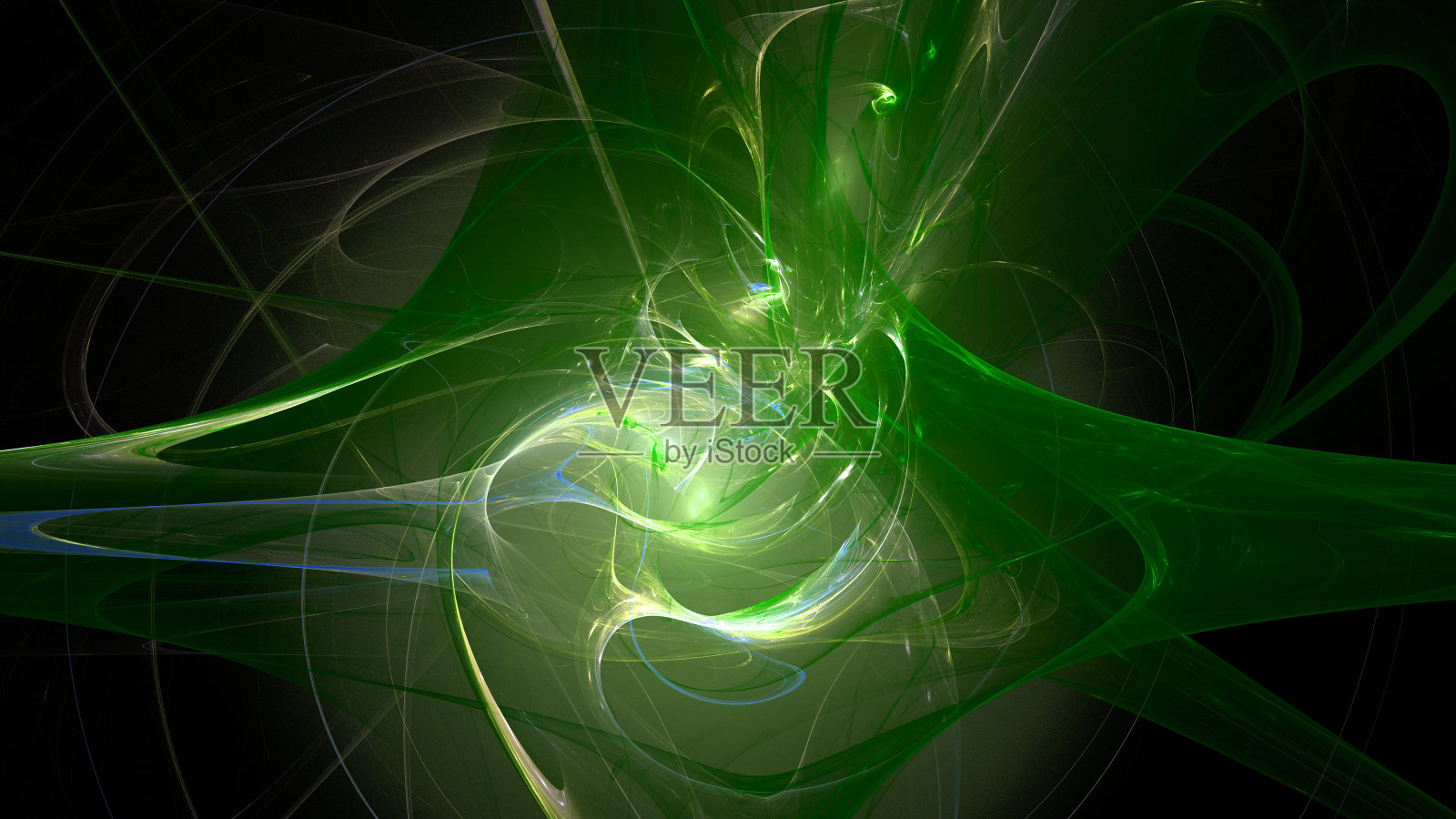 彩色的绿色曲线抽象的背景照片摄影图片