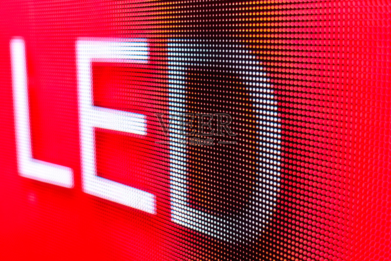 LED smd屏幕上的红色LED标识照片摄影图片