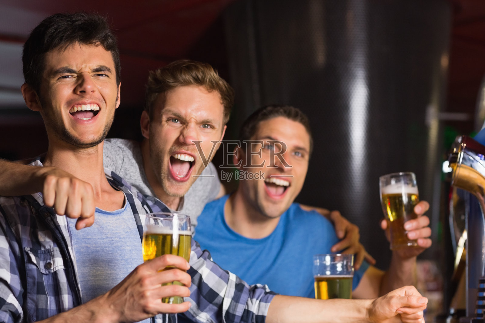 快乐的朋友聚在一起喝酒照片摄影图片