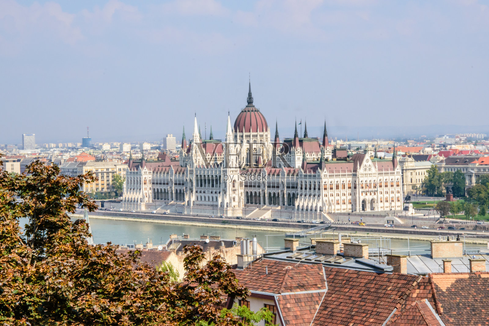 布达佩斯的匈牙利议会大厦。多瑙河。匈牙利照片摄影图片