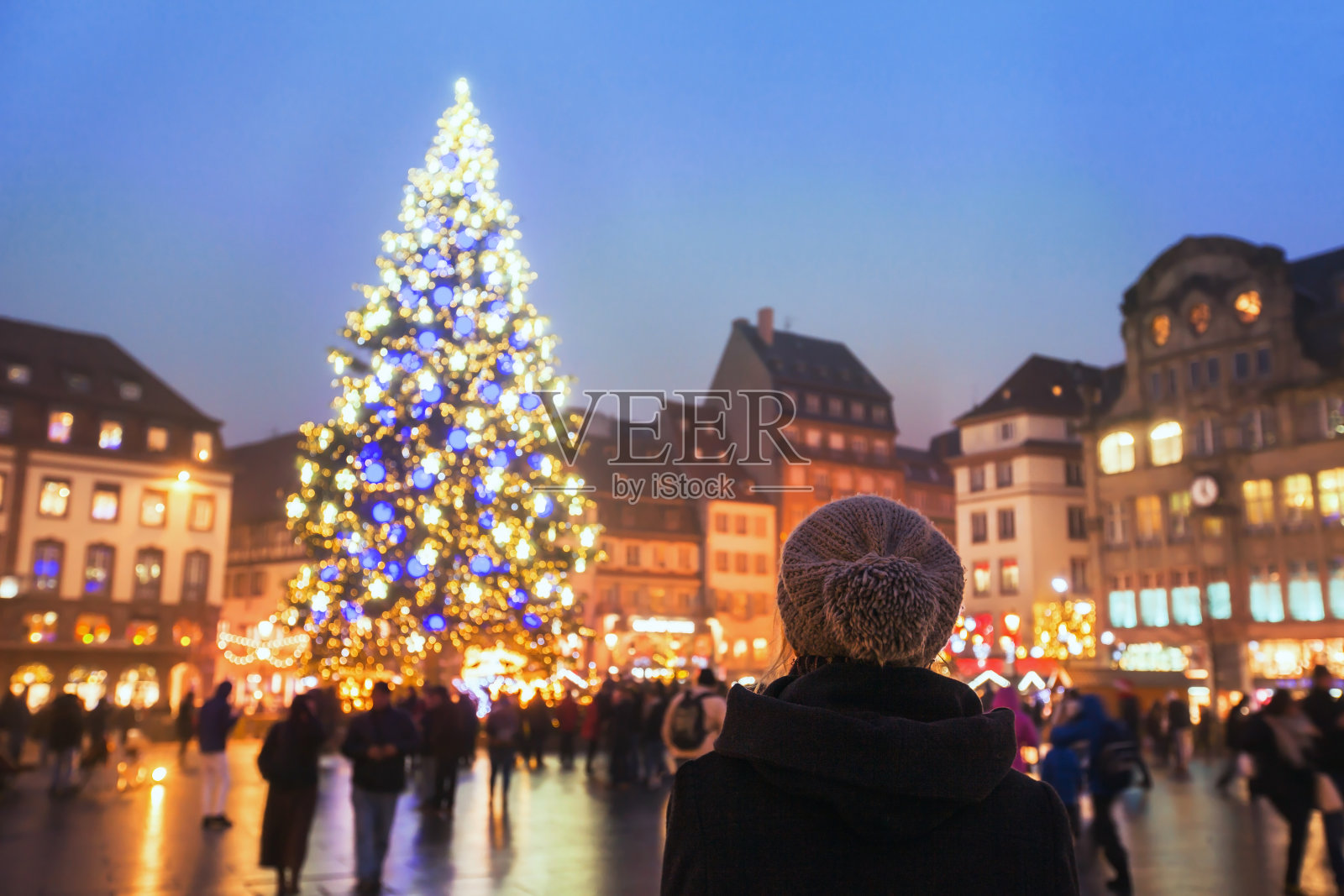 欧洲圣诞市场照片摄影图片