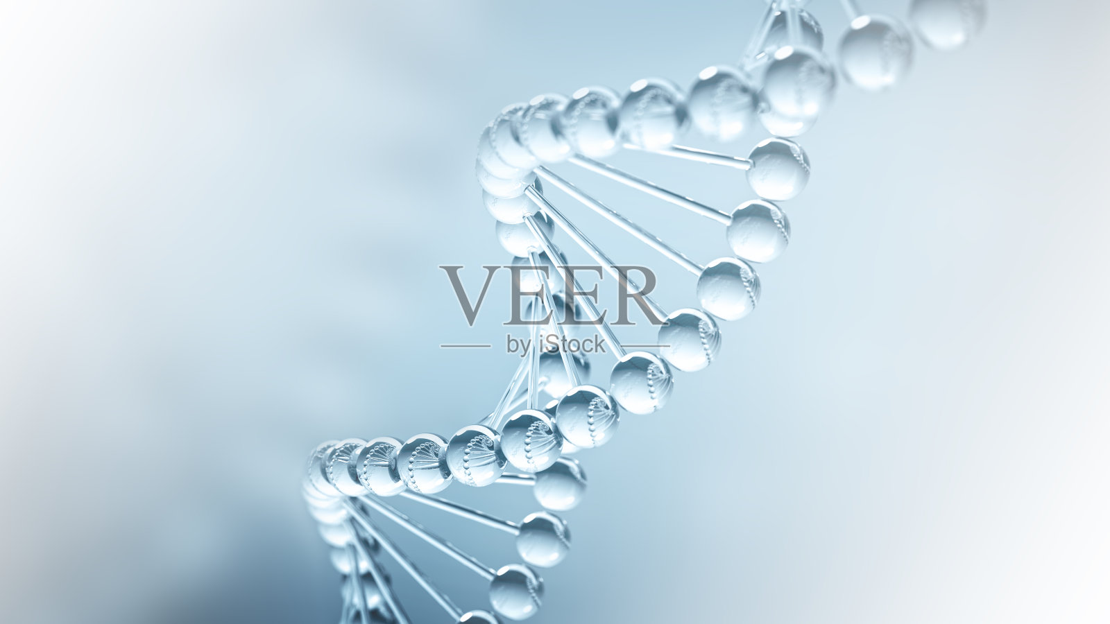 DNA科学背景- 3D插图照片摄影图片