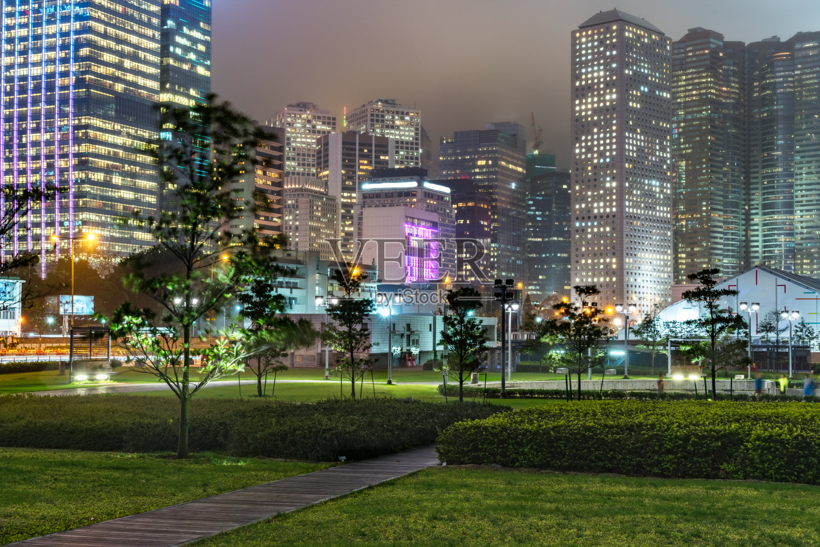 香港夜景照片摄影图片
