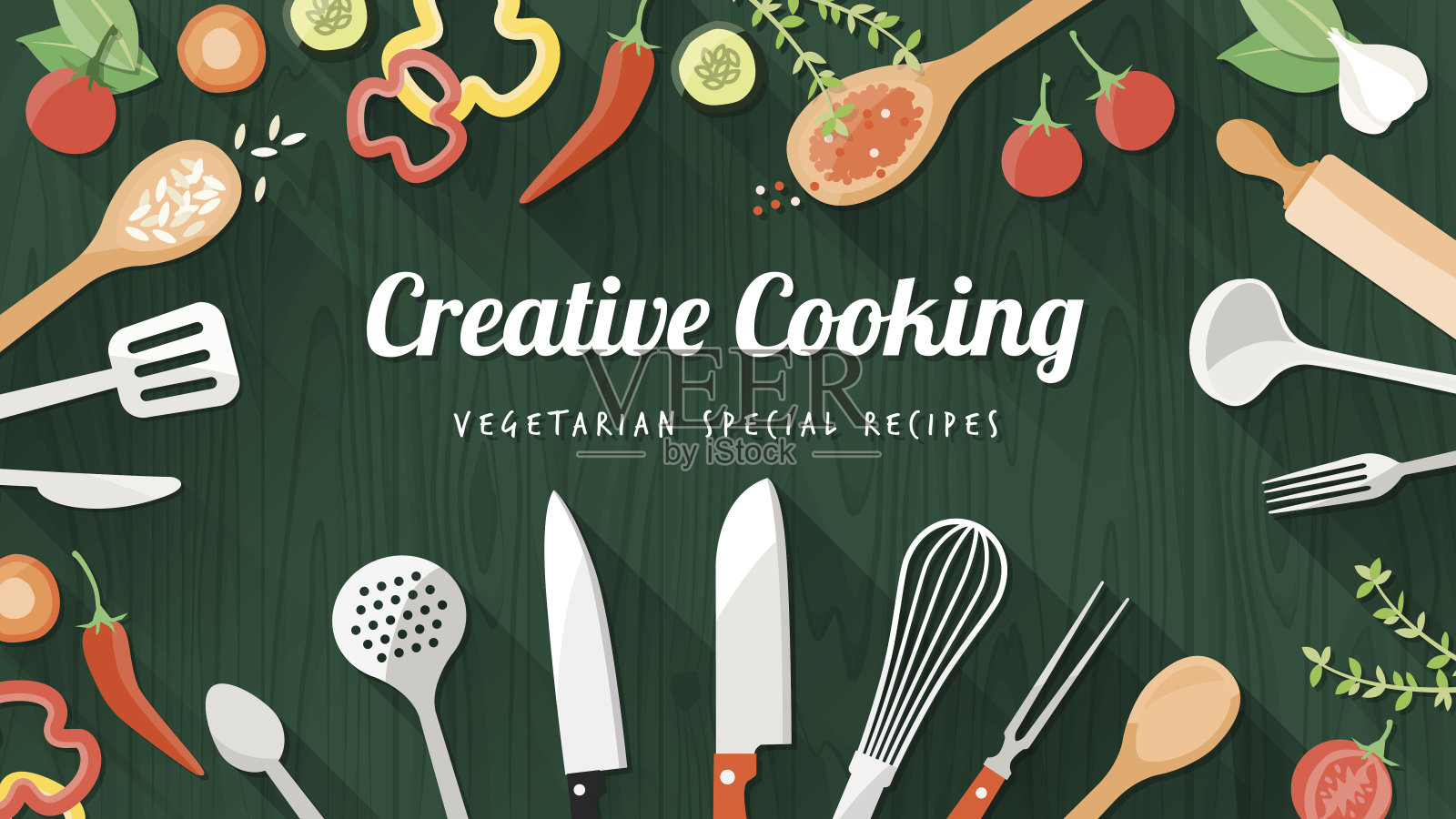 食品及烹饪横幅插画图片素材