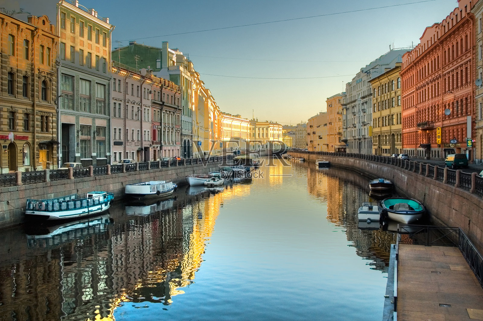 圣彼得堡的莫伊卡河照片摄影图片