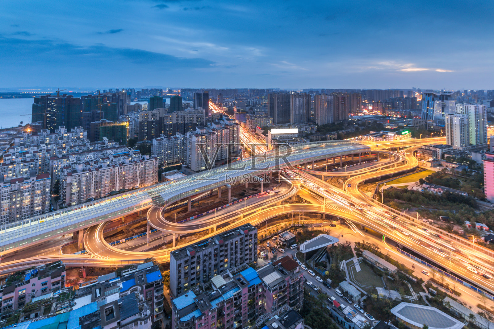 中国武汉城市立交桥照片摄影图片