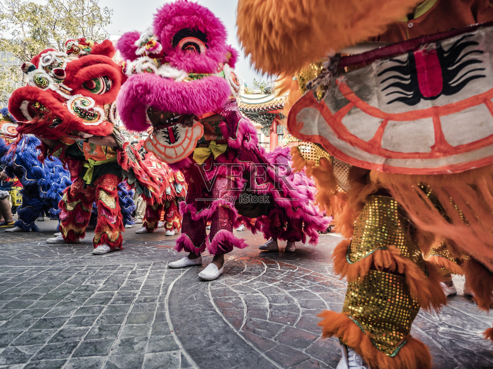 中国新年庆祝曼谷唐人街照片摄影图片