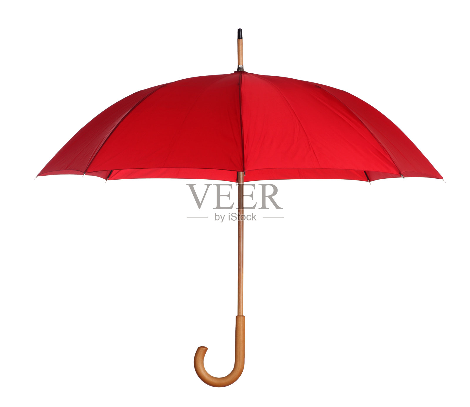 红伞孤立在白伞上照片摄影图片