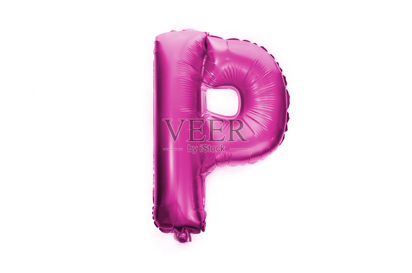 字母P是用粉红色的氦气球写的照片摄影图片