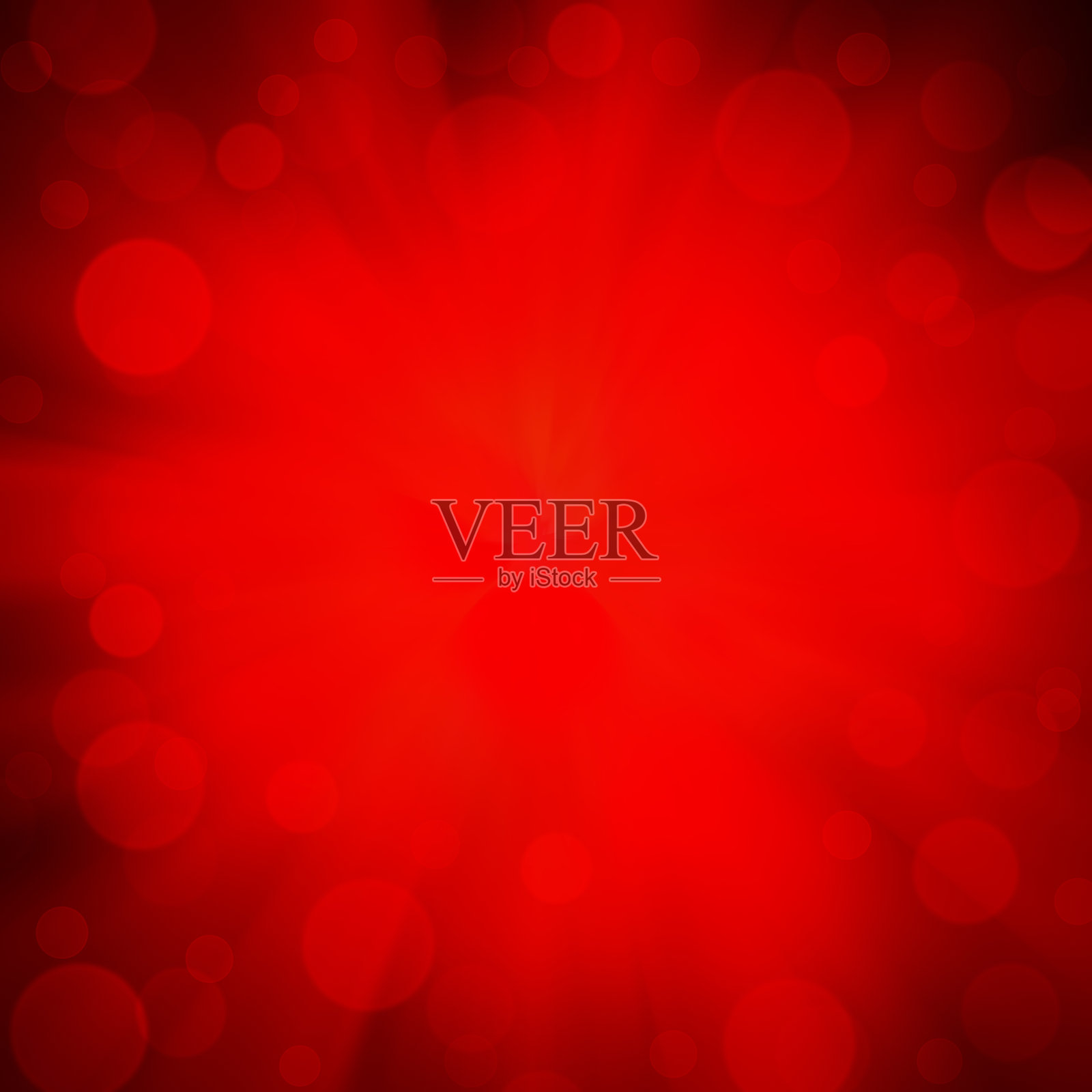 抽象红色散焦冬季灯光插画图片素材