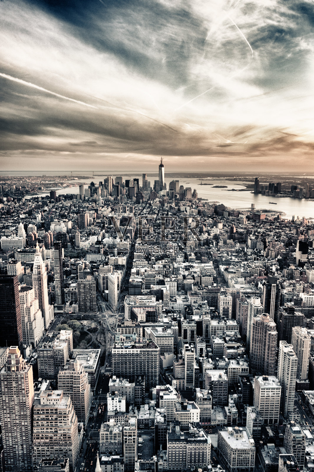 纽约的天际线照片摄影图片
