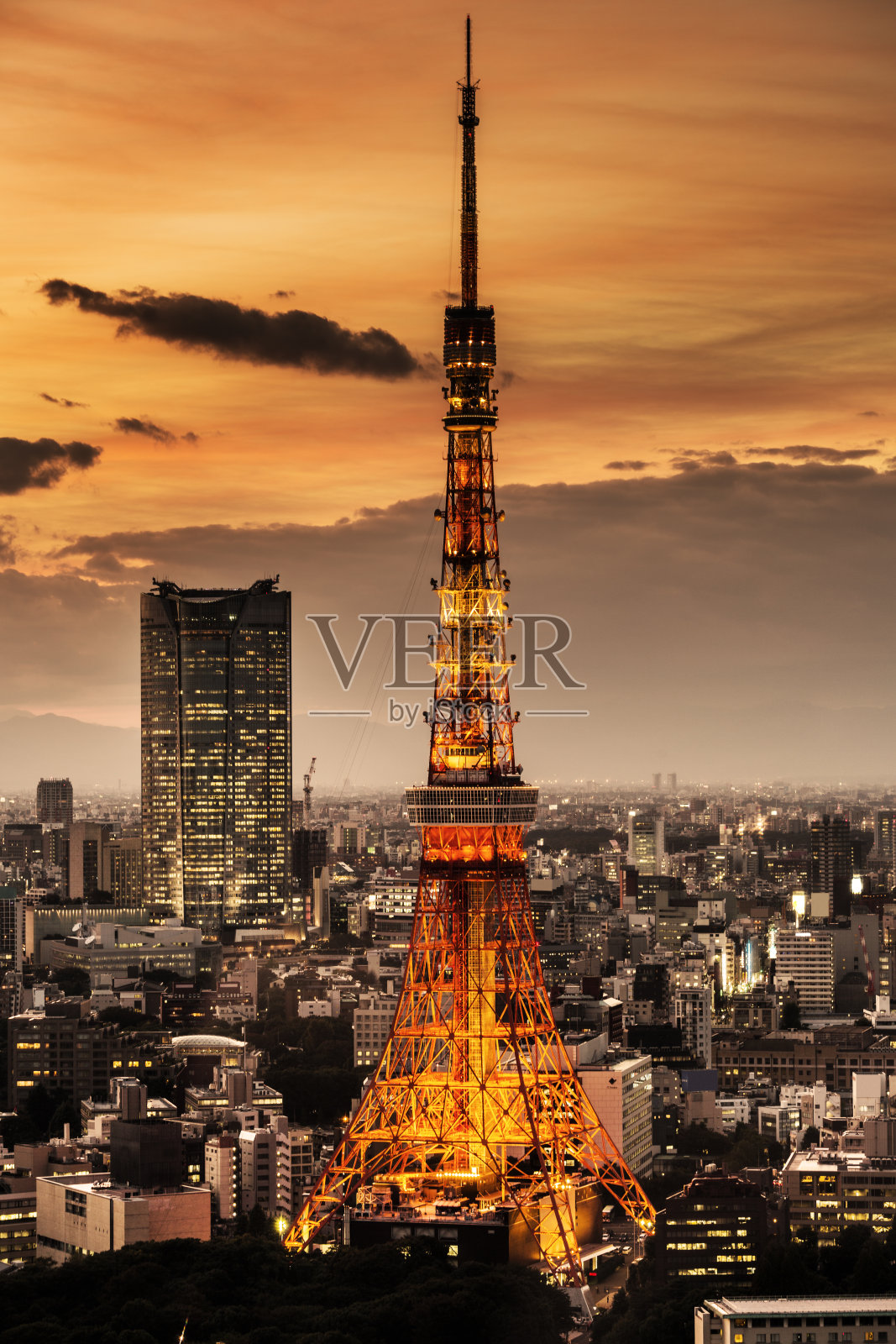 日本东京塔照片摄影图片