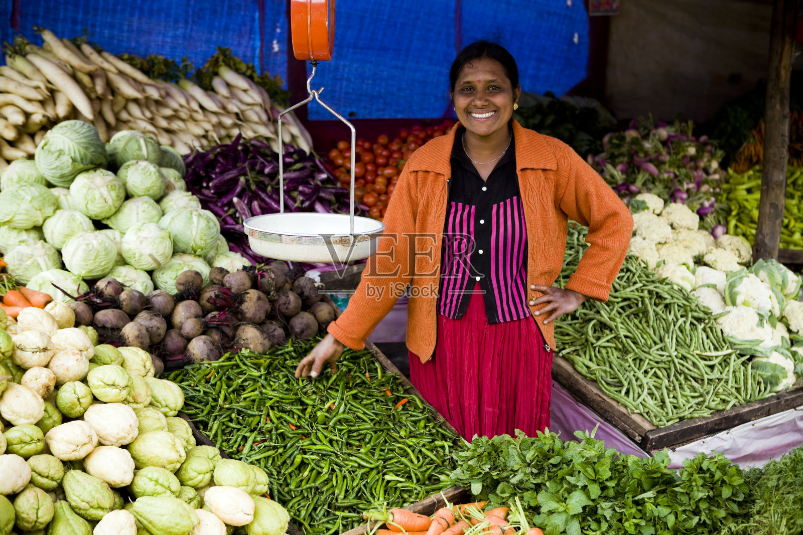 斯里兰卡有机农产品市场照片摄影图片