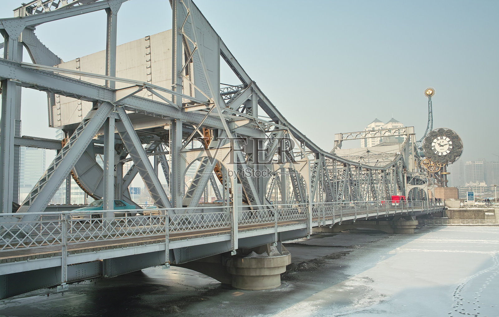中国天津的解放之桥照片摄影图片
