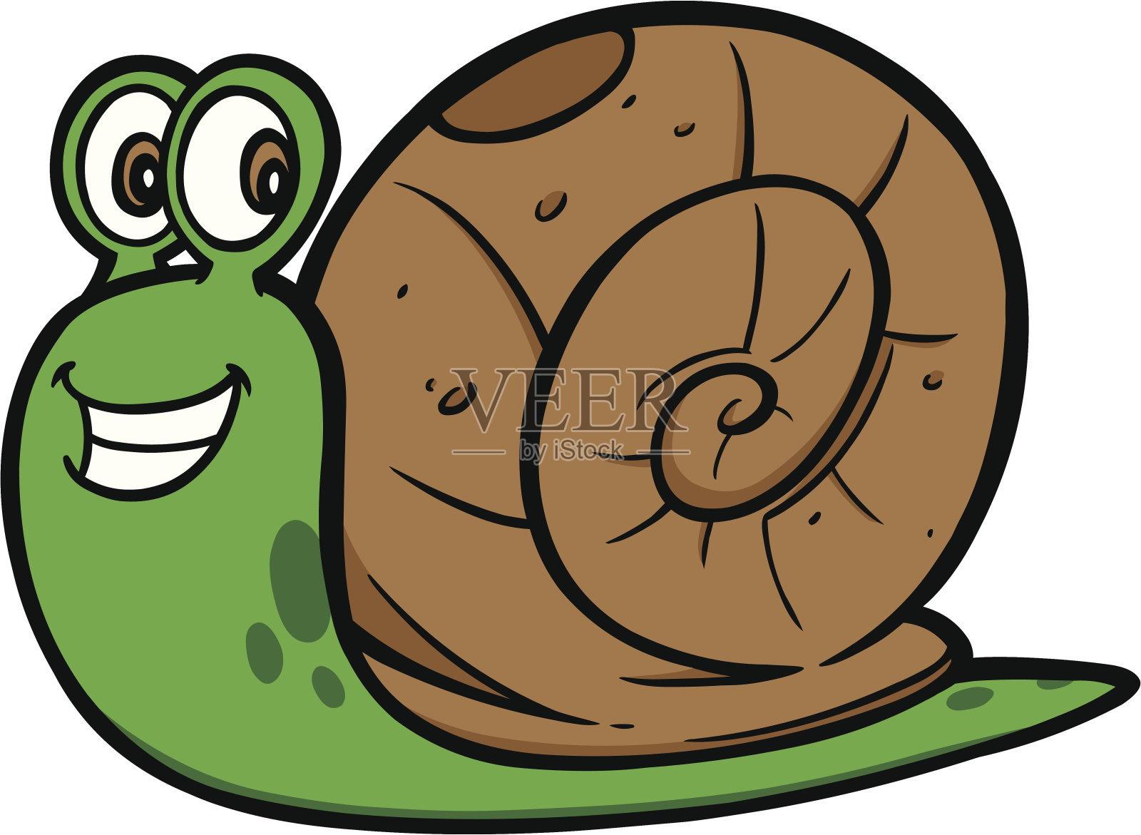 花园蜗牛设计元素图片