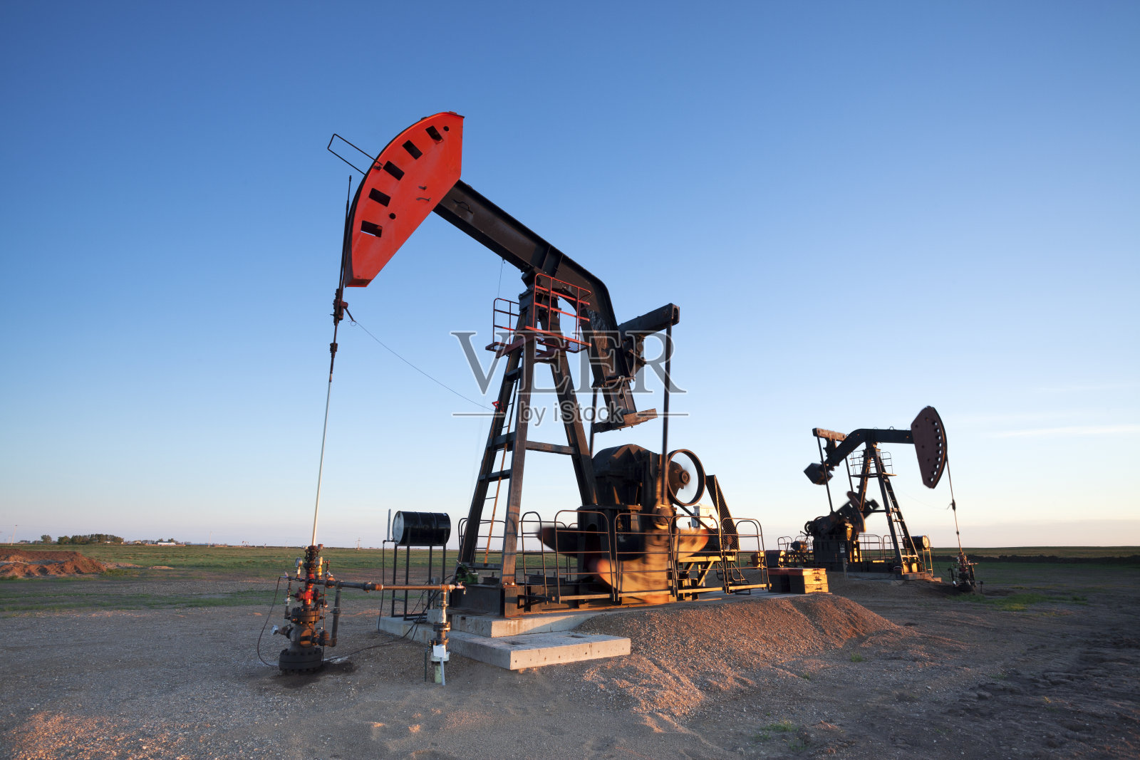 加拿大萨斯喀彻温省草原石油公司照片摄影图片