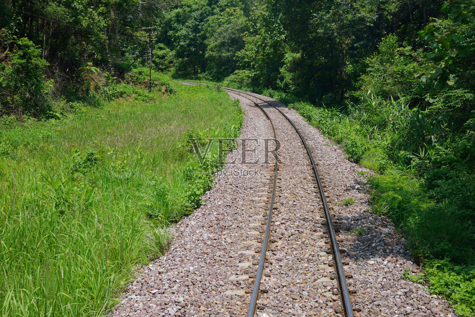 发展中国家的铁路照片摄影图片