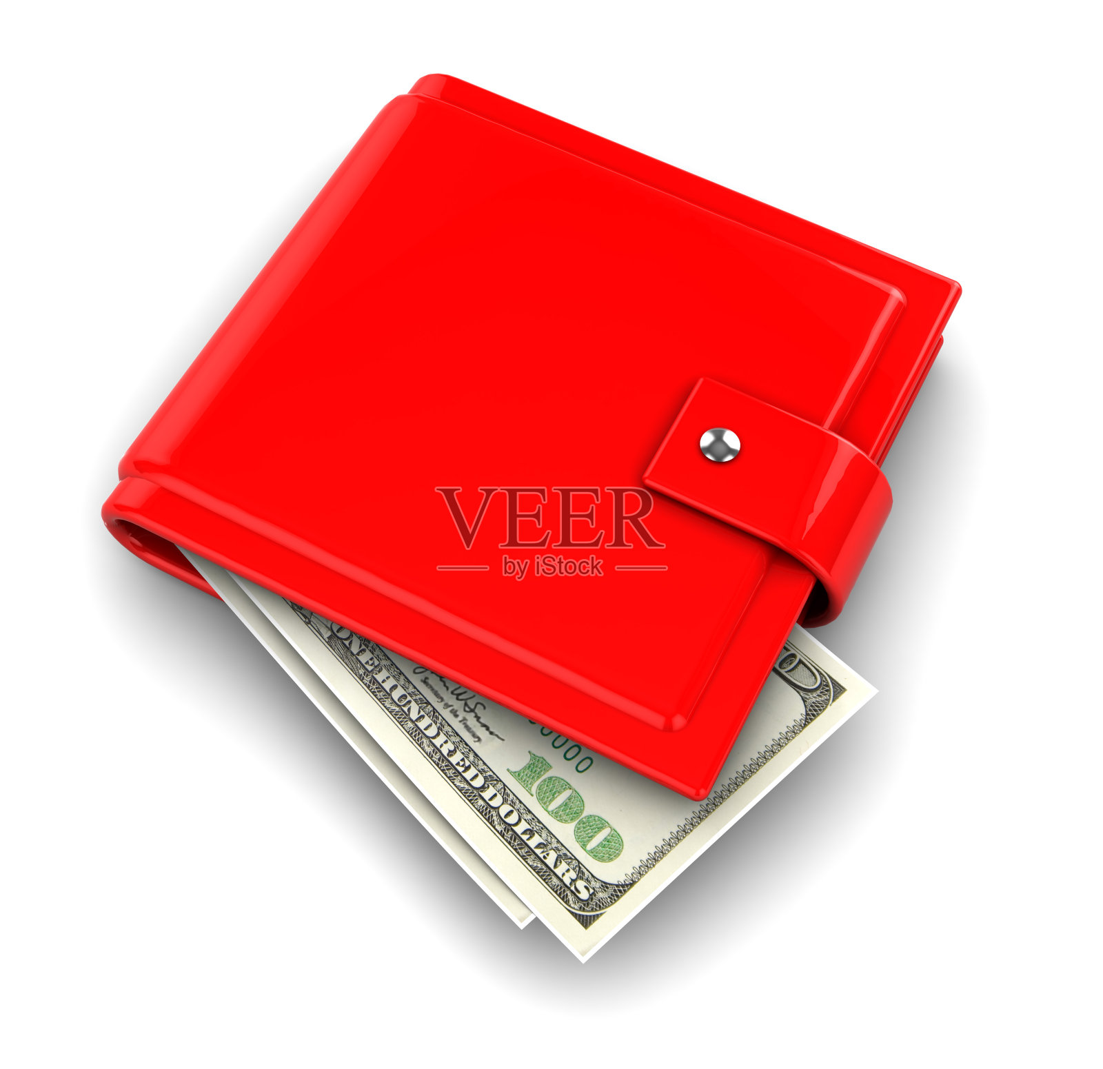 红色的钱包照片摄影图片