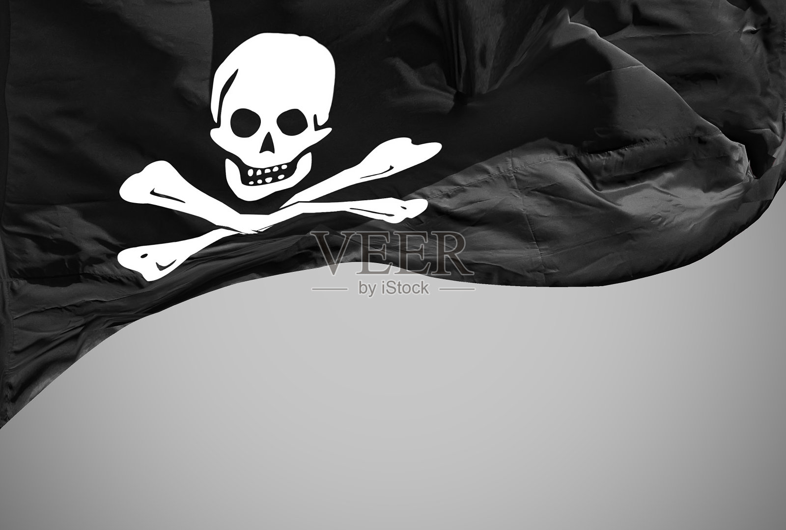 海盗旗隔离照片摄影图片
