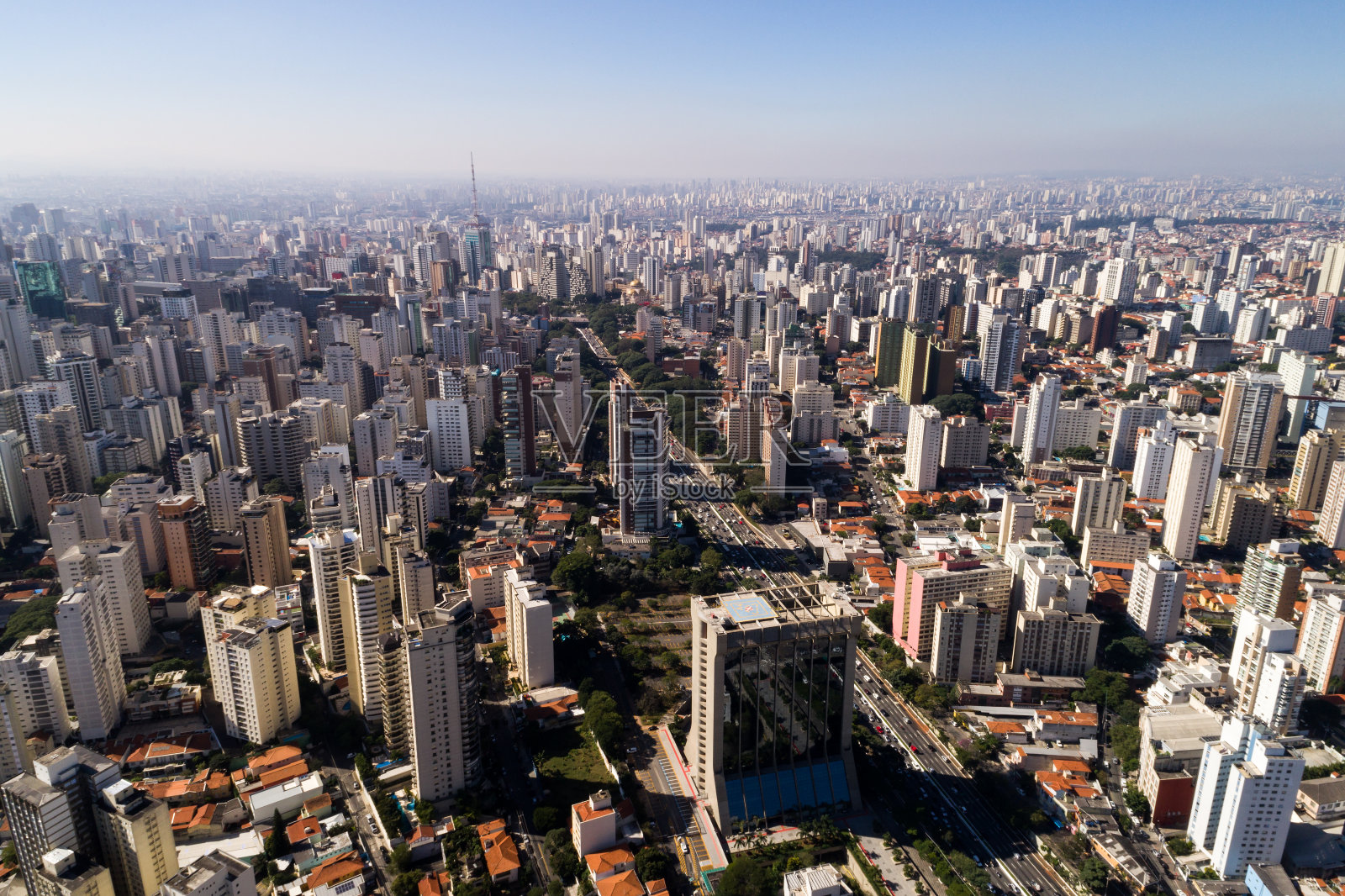 巴西圣保罗鸟瞰图照片摄影图片