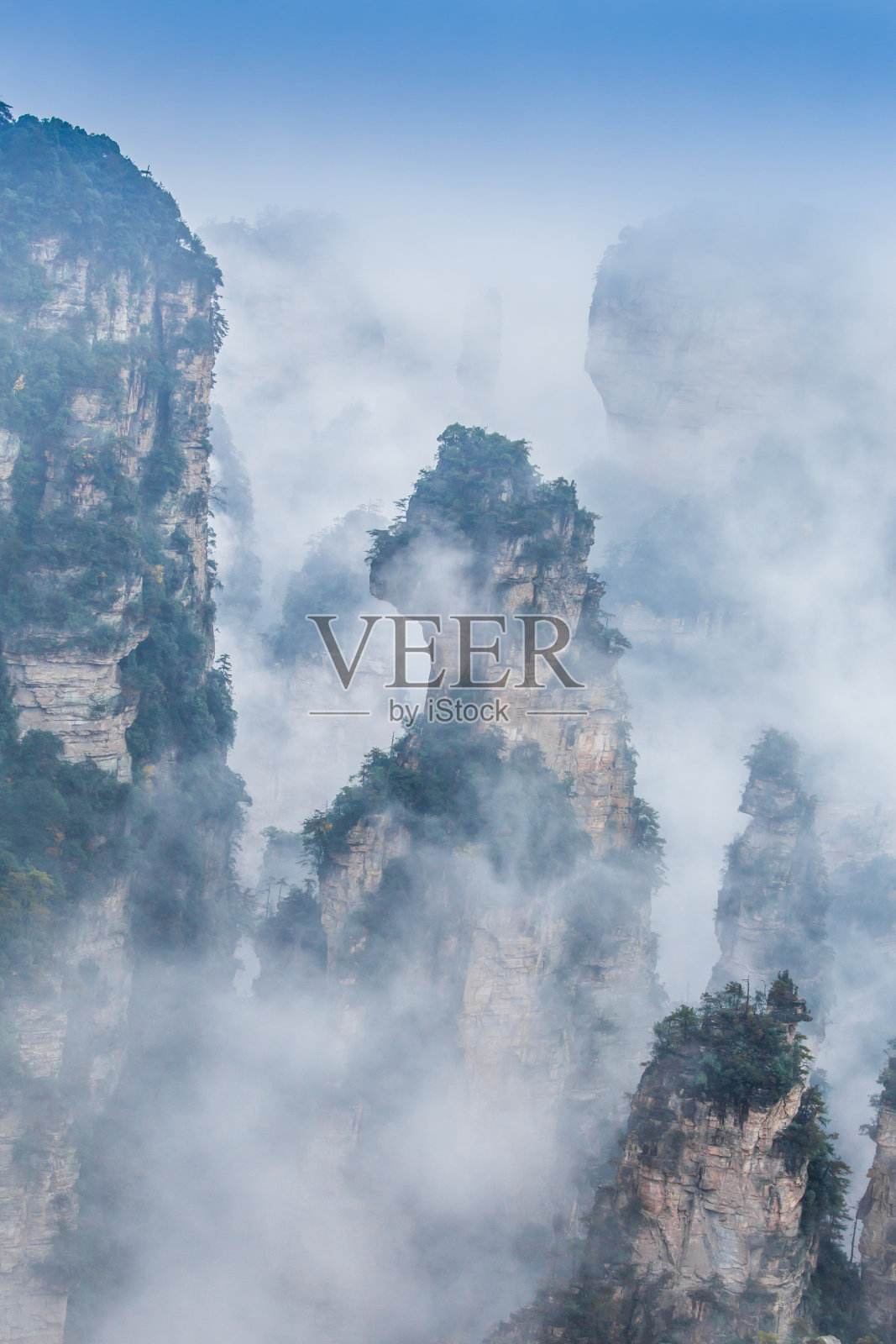 黄山是安徽省南部的一座山脉照片摄影图片