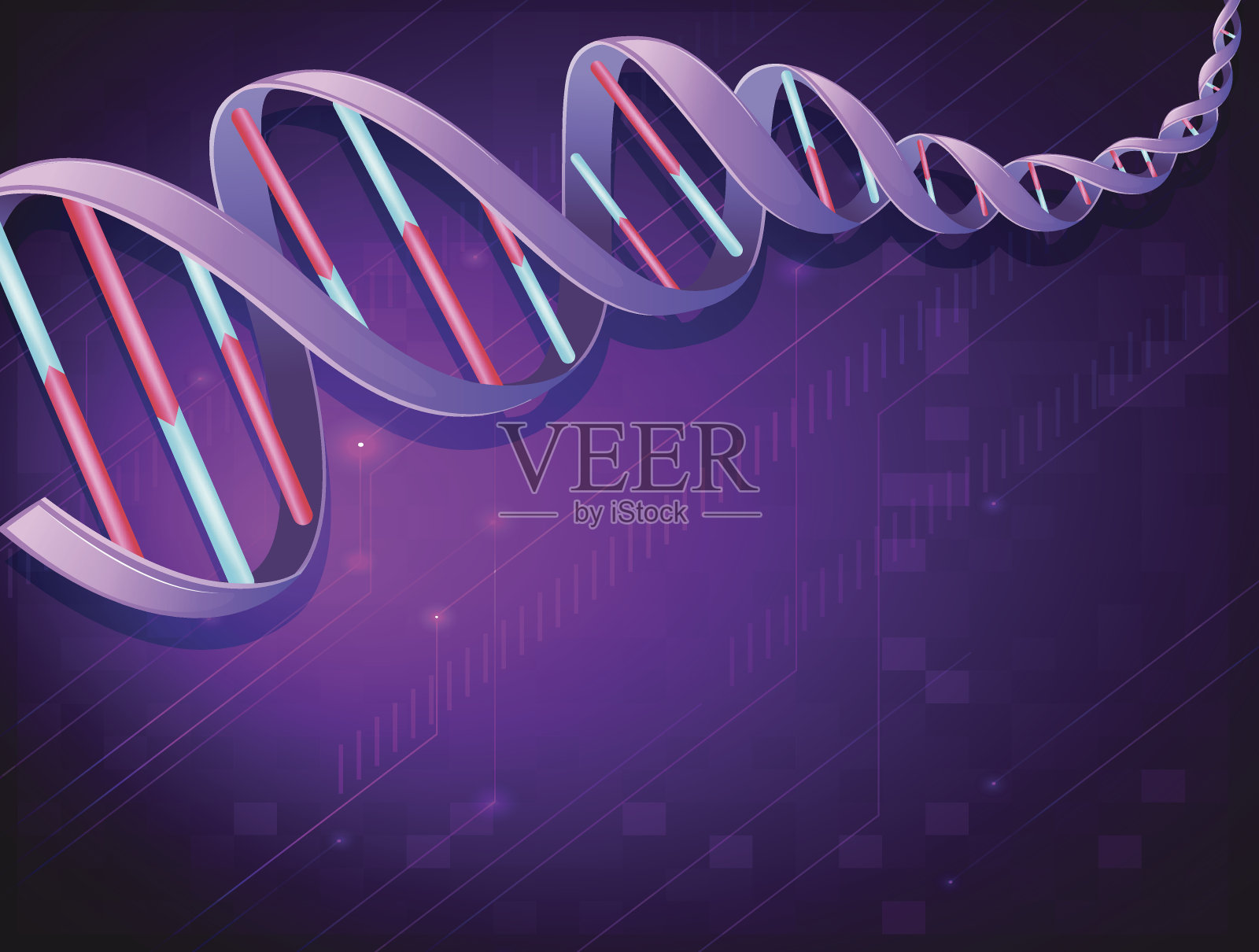 DNA图像插画图片素材