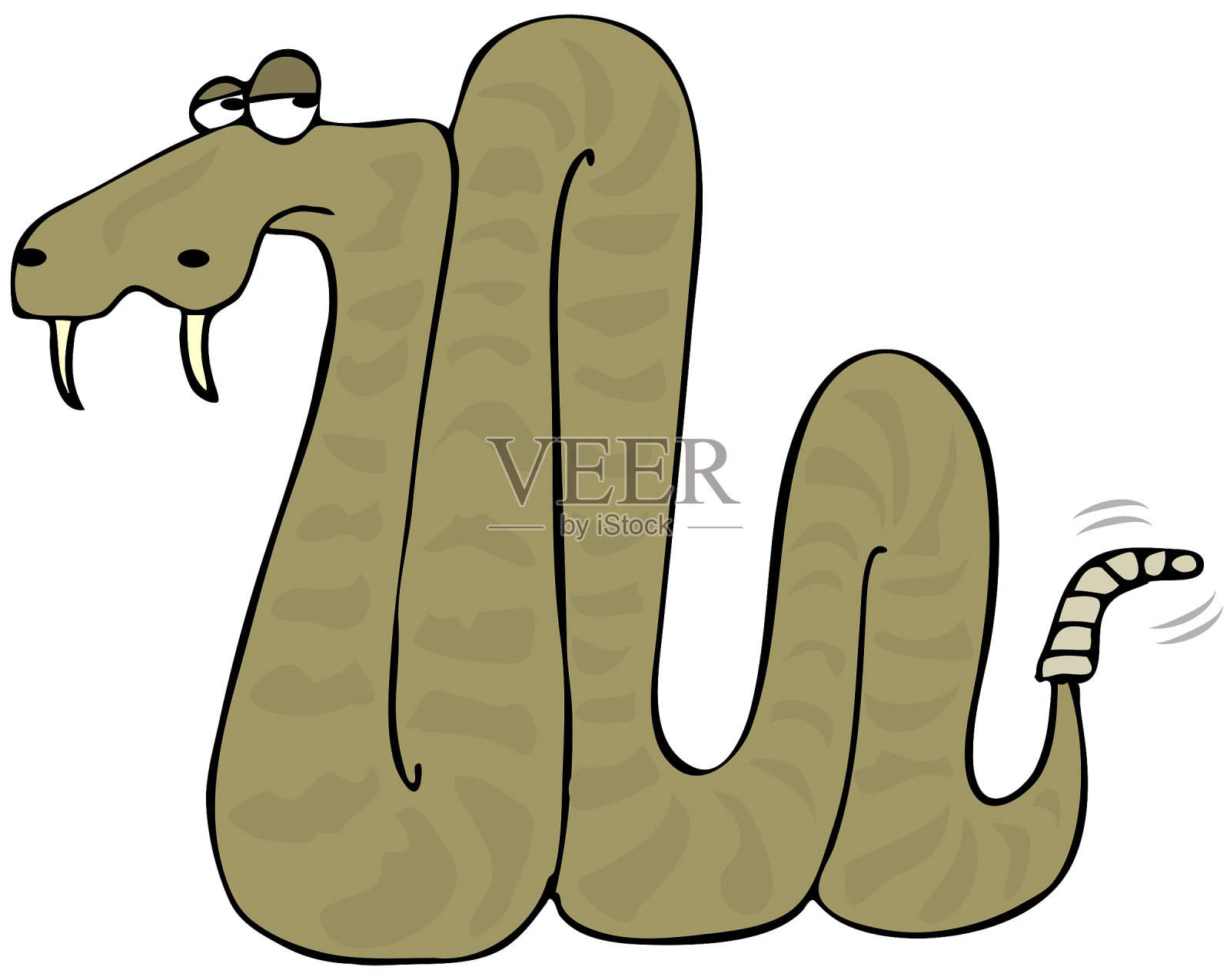 响尾蛇设计元素图片