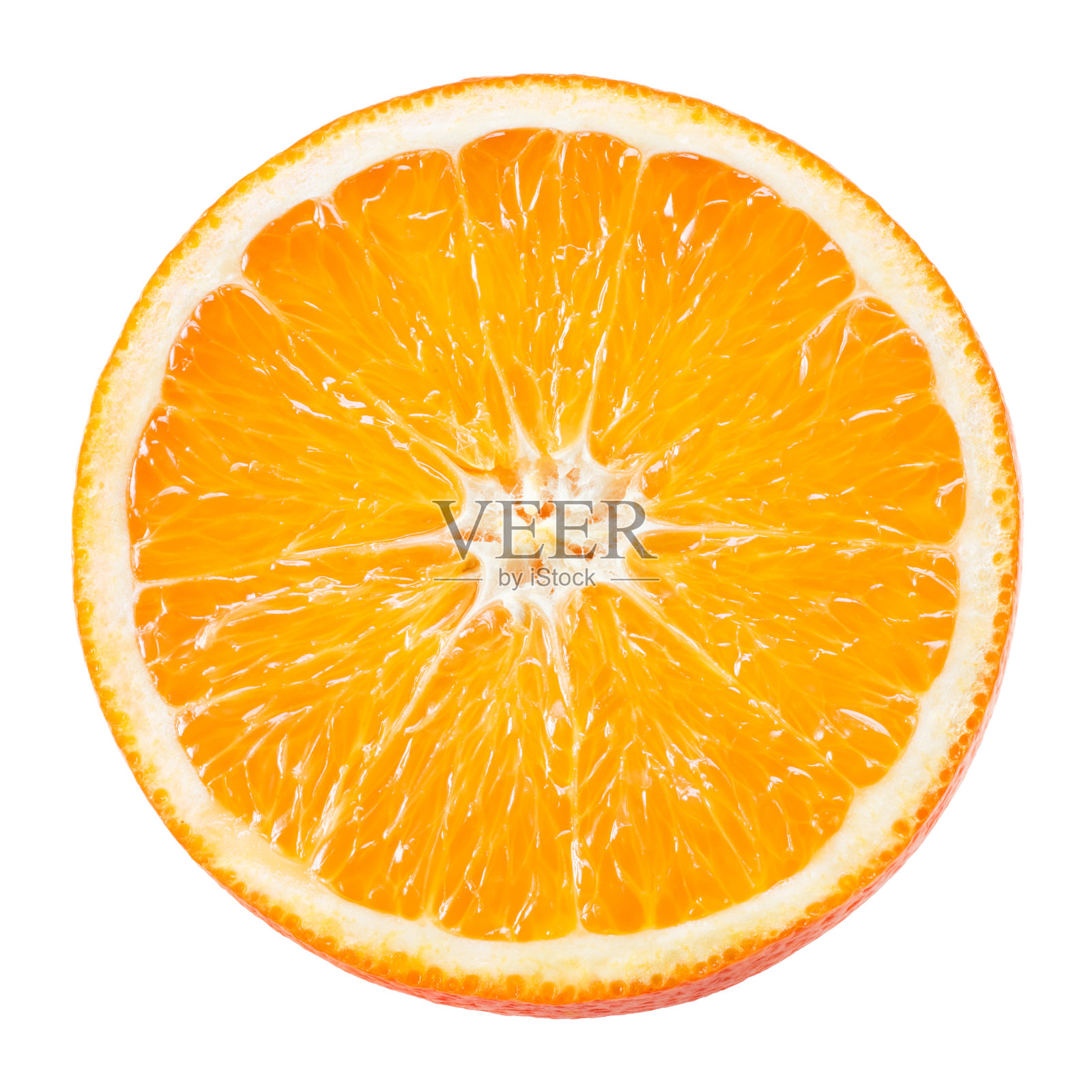橙色水果片孤立在白色上照片摄影图片
