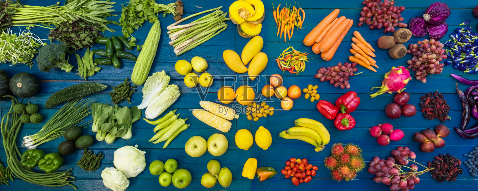 不同的水果和蔬菜有助于健康饮食照片摄影图片
