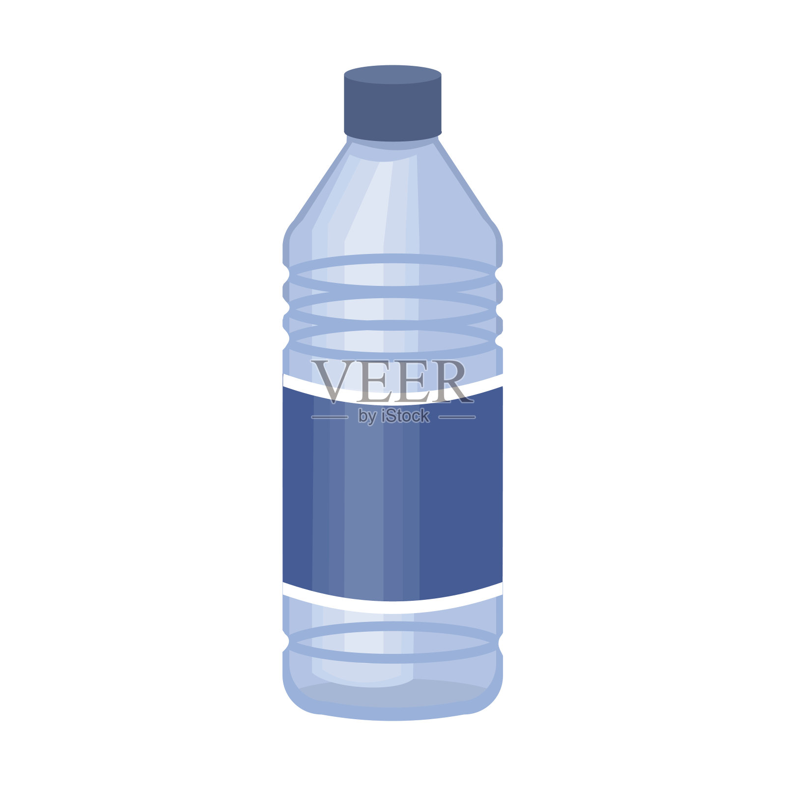 矢量插图的水瓶图标孤立在白色的背景设计元素图片