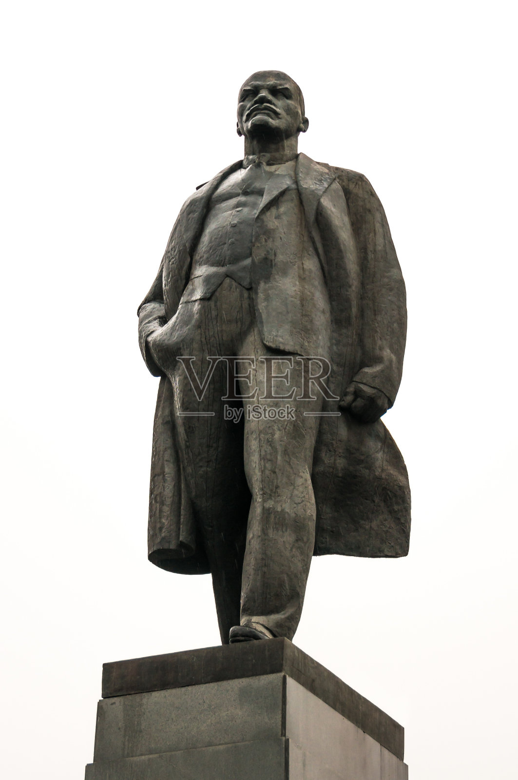 俄罗斯一个公园里的列宁雕像照片摄影图片