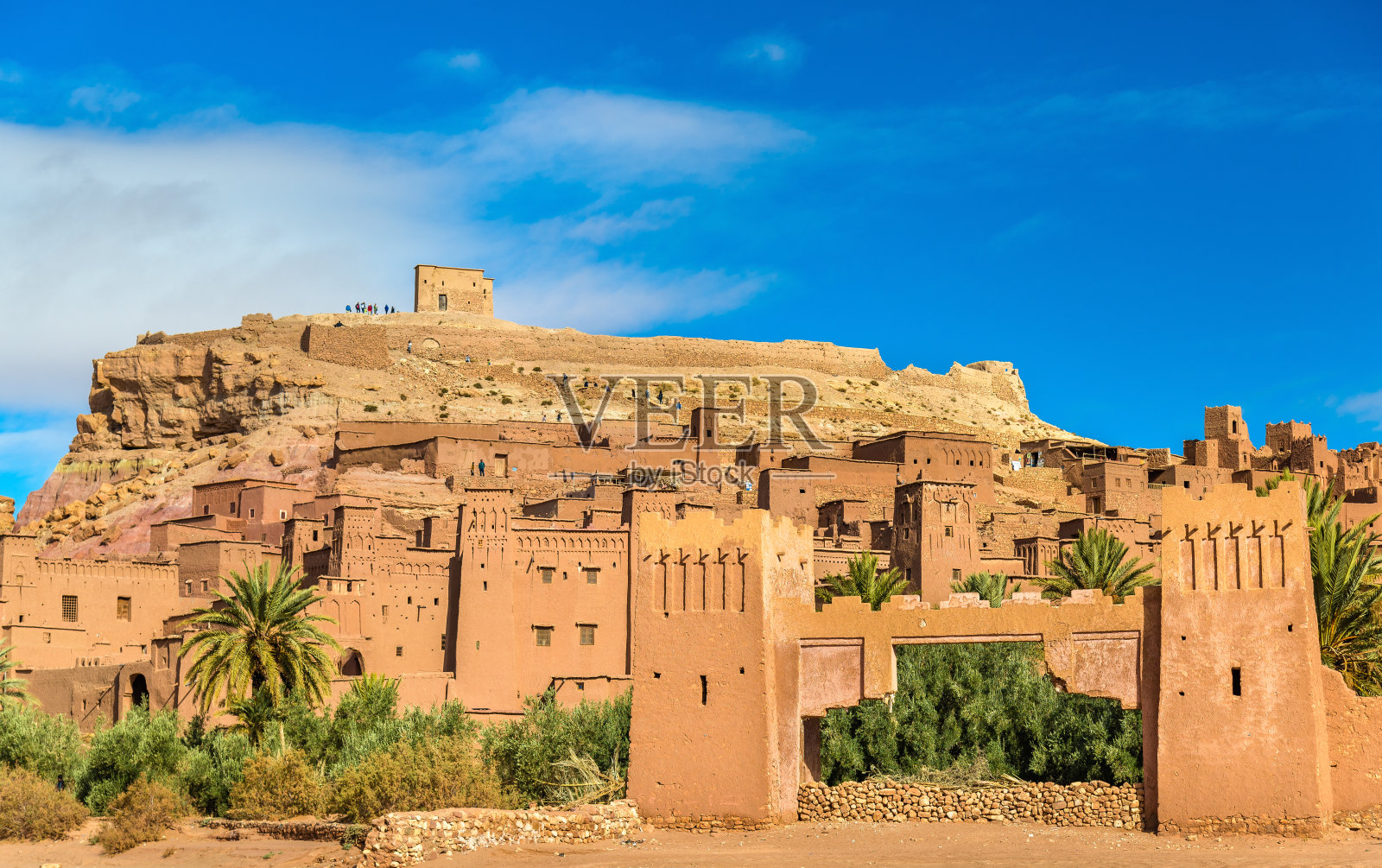 阿特本哈杜，联合国教科文组织世界遗产在摩洛哥照片摄影图片