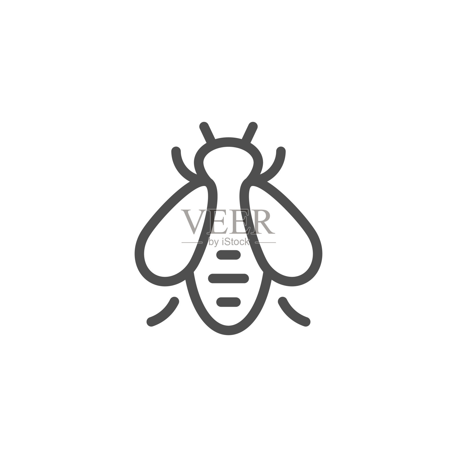 蜜蜂行图标图标素材