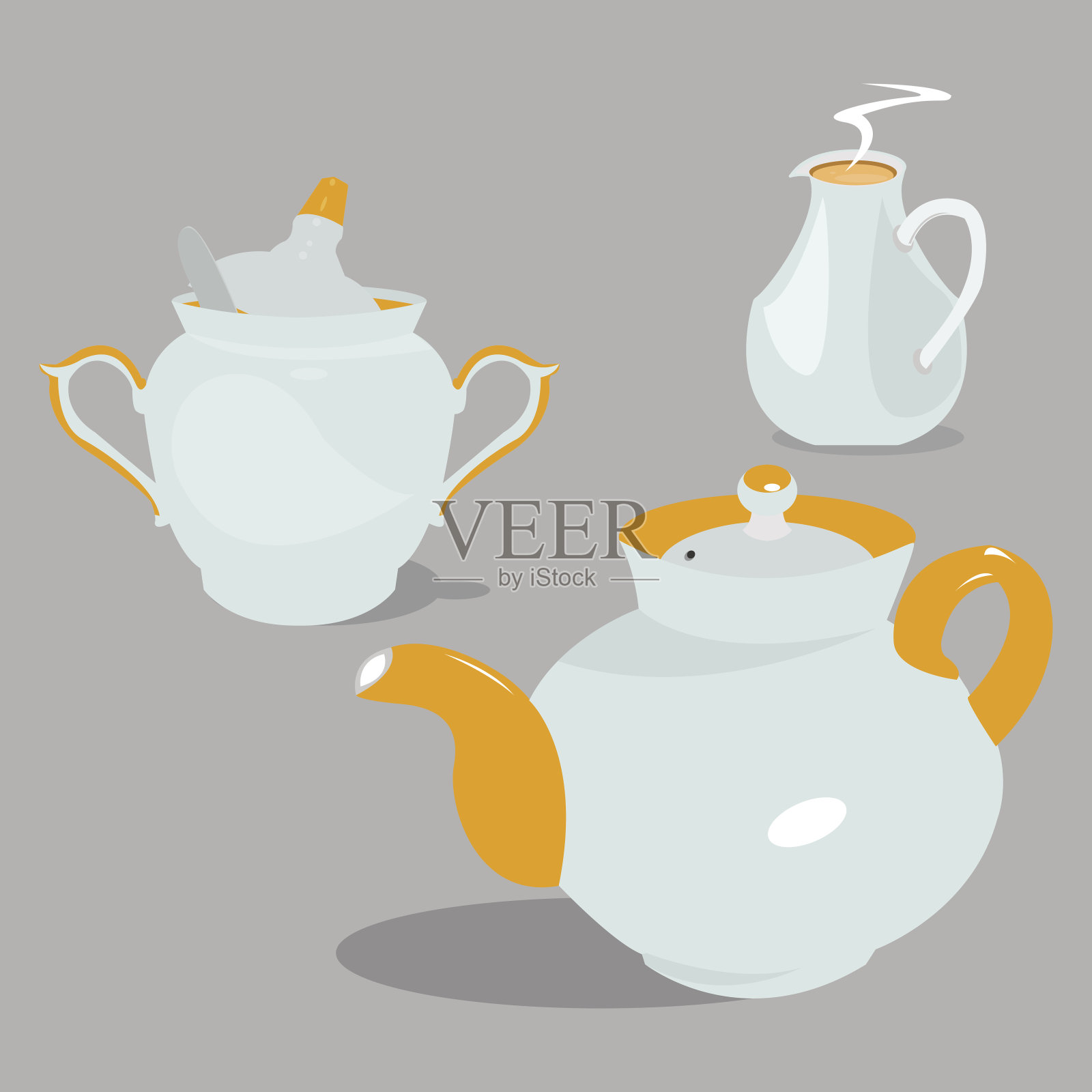 茶菜集设计元素图片