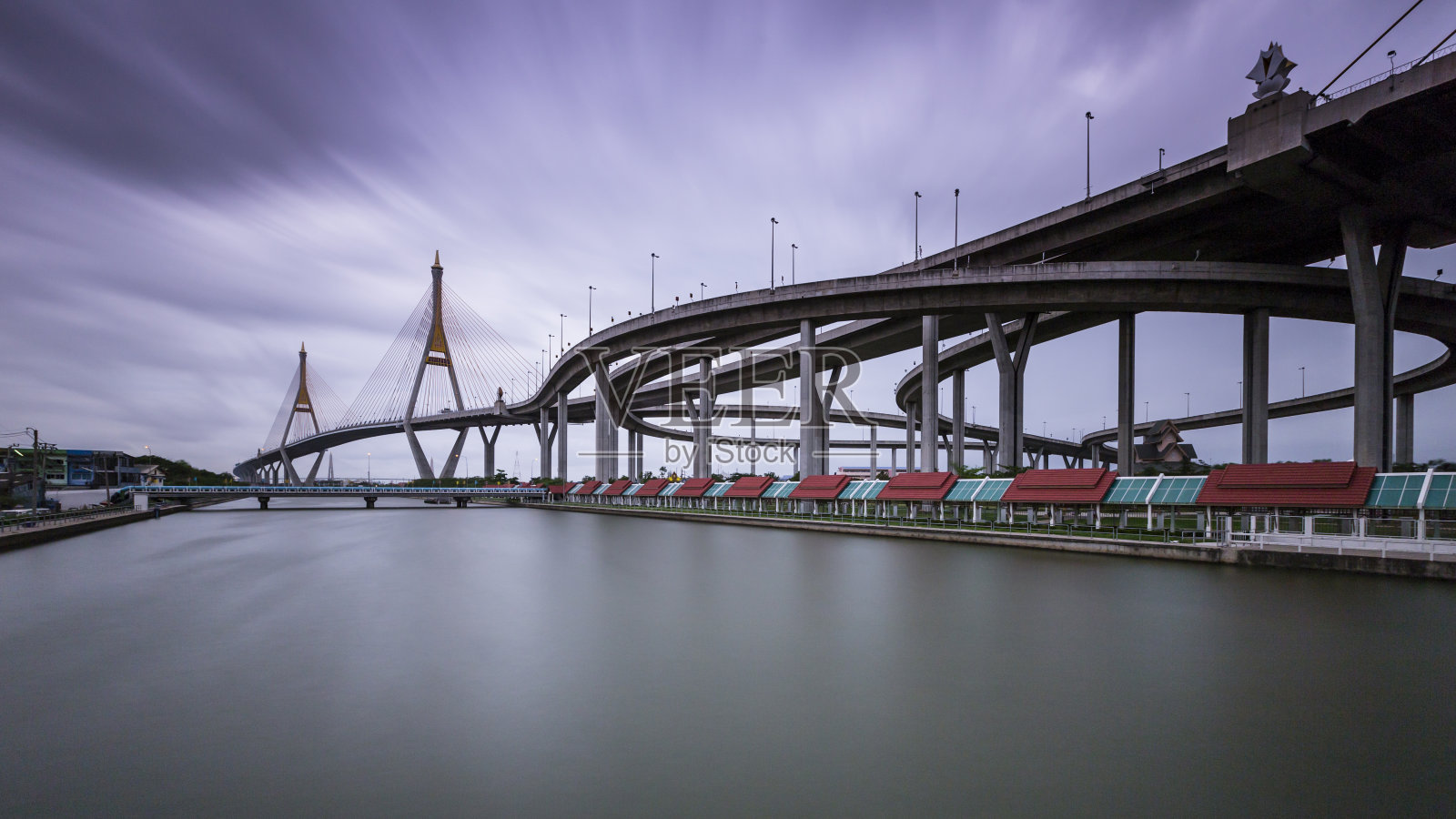 泰国Bhumipol桥照片摄影图片
