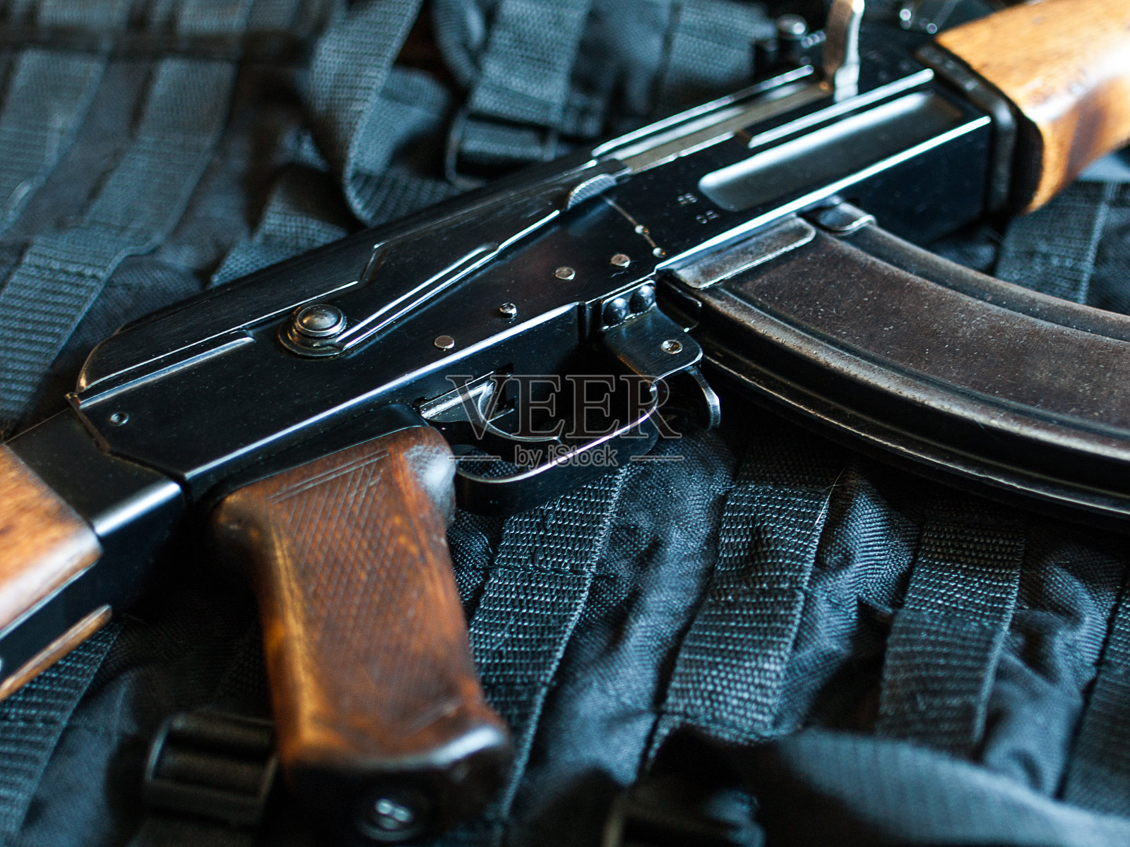 卡拉什尼科夫冲锋枪 AK-74照片摄影图片