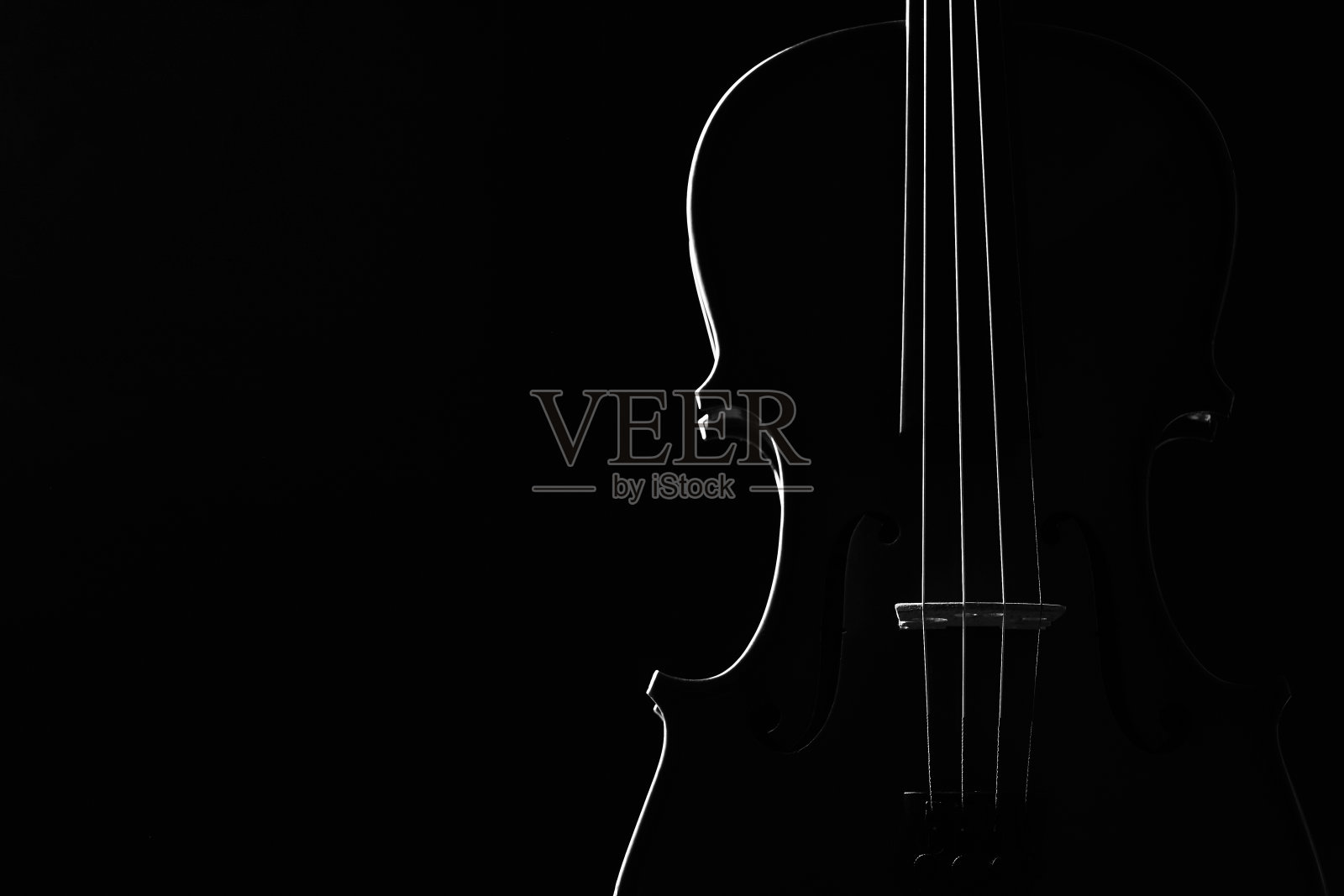 古典乐器小提琴的特写照片摄影图片