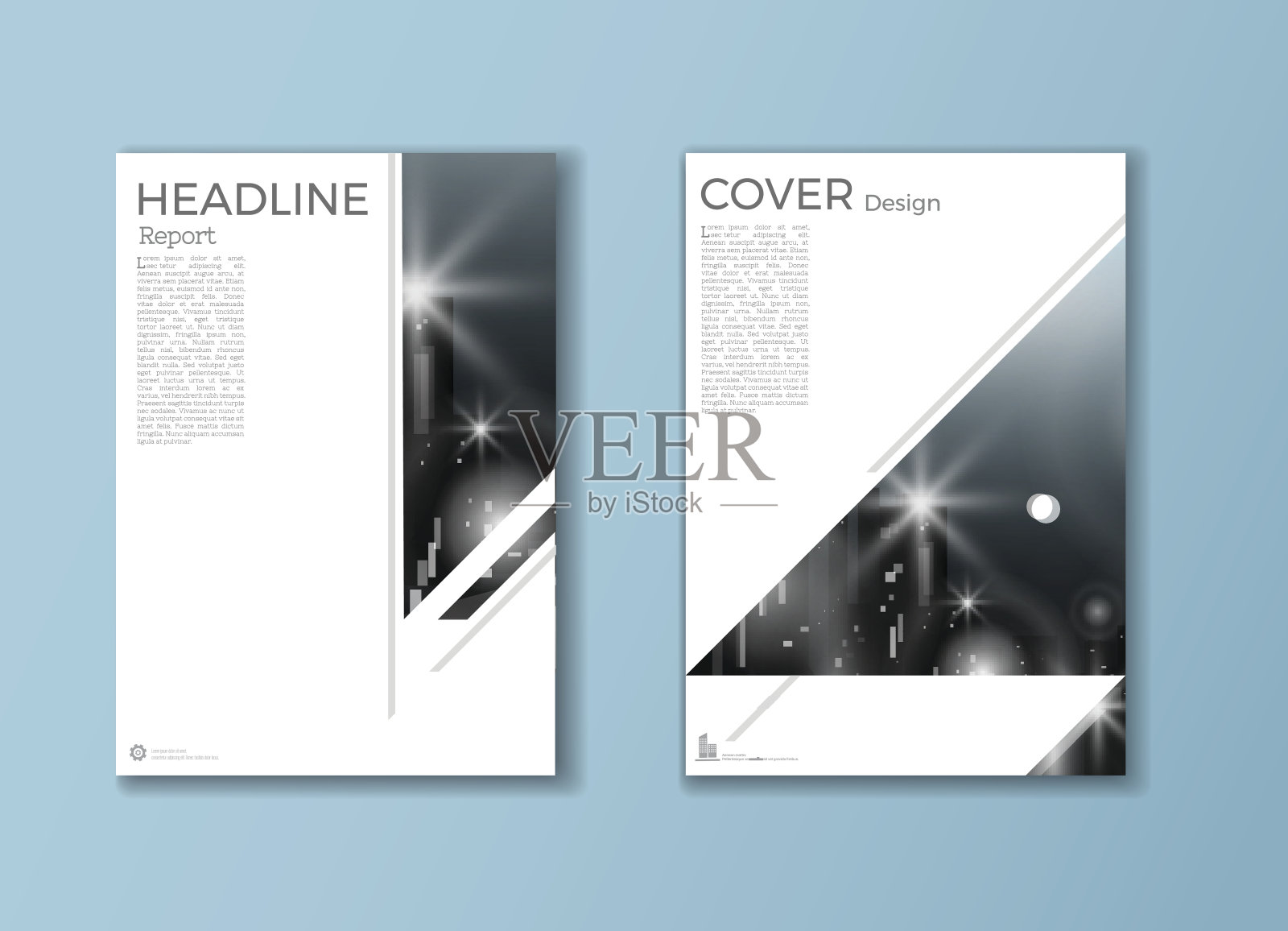 现代封面宣传册模板，设计，年度报告，杂志和传单布局矢量a4设计模板素材