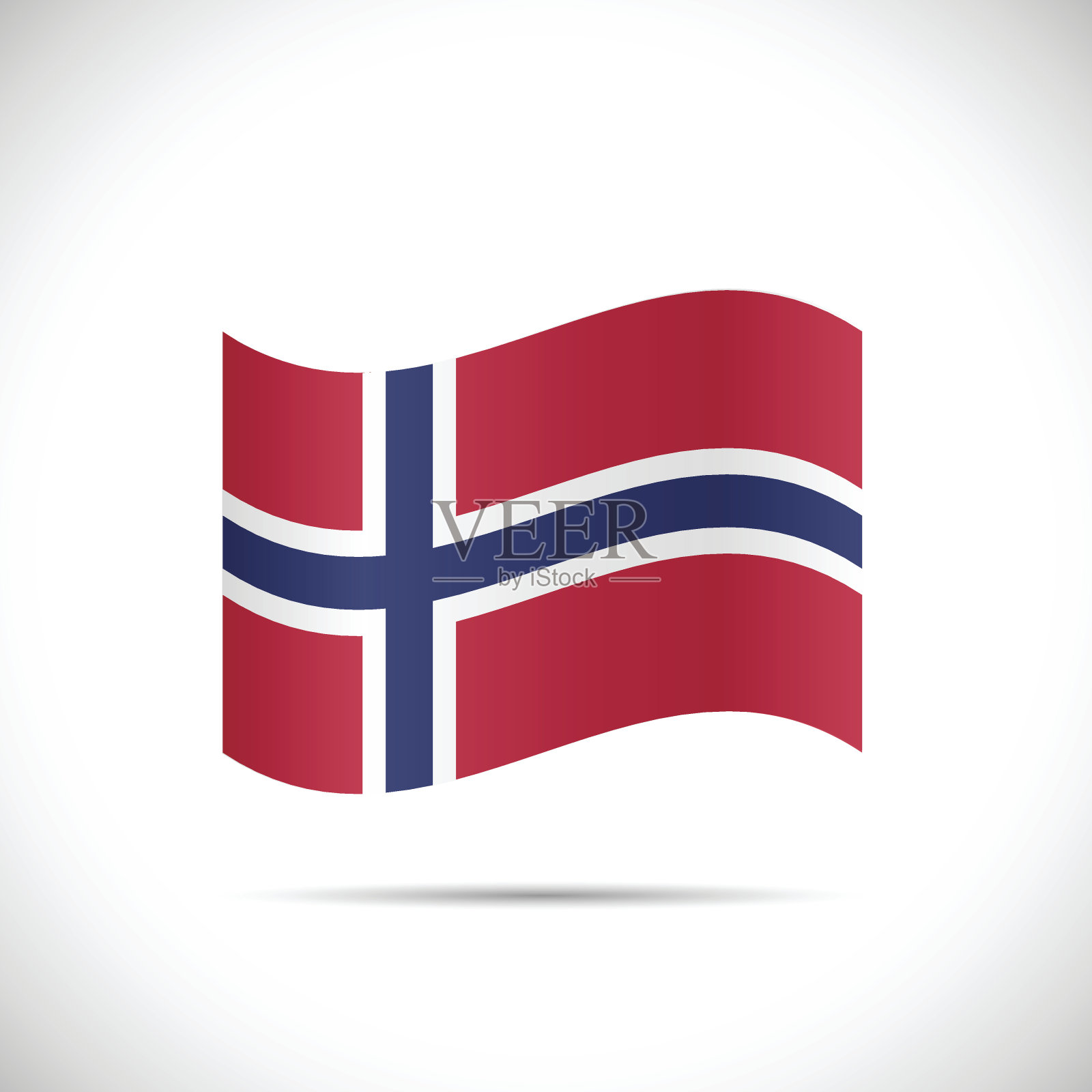 挪威国旗插图插画图片素材