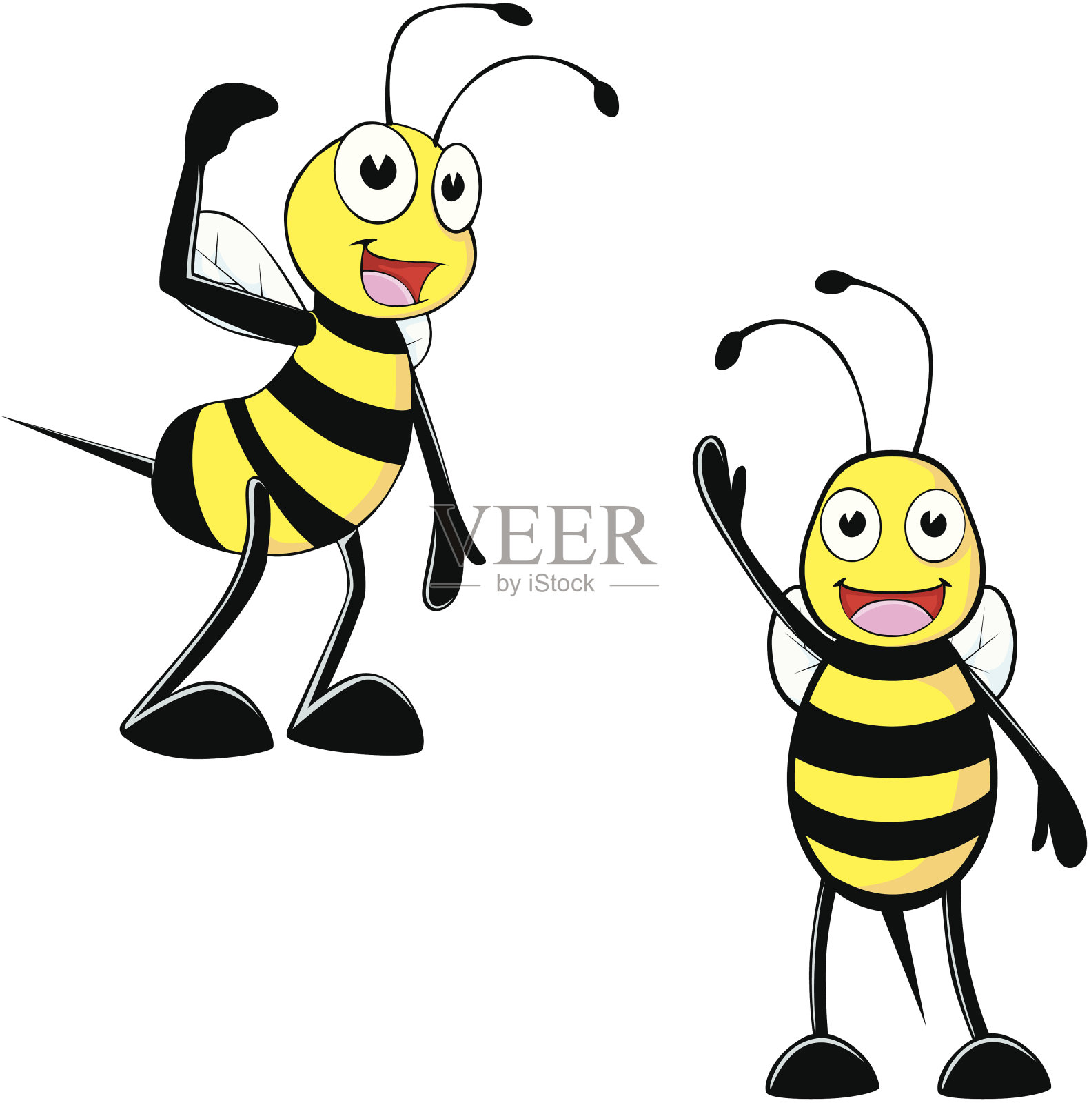 两只小蜜蜂_手机摄影_颇可,蜜蜂,微观,生态