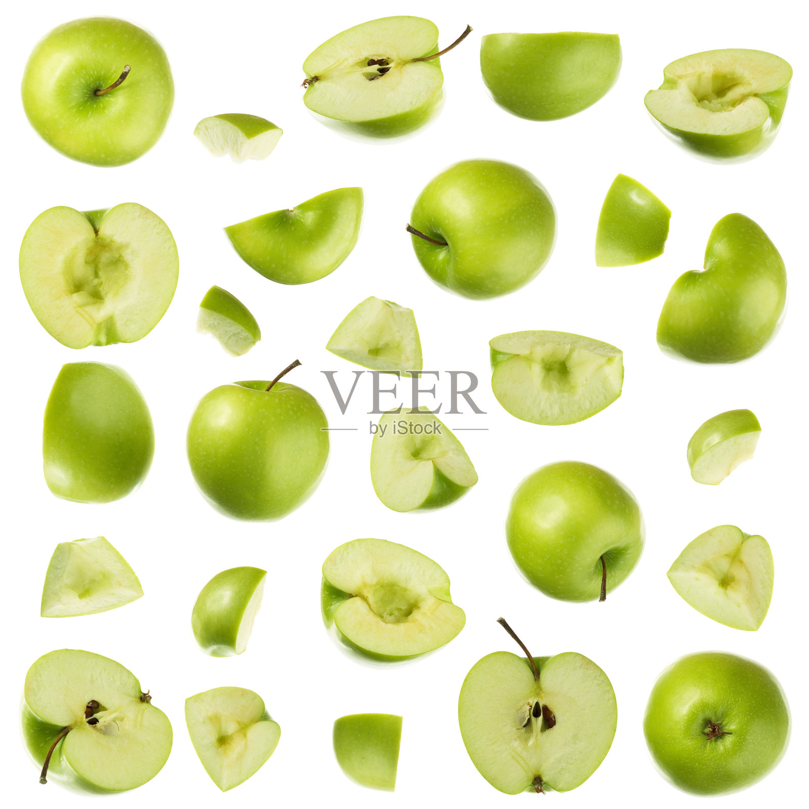 青苹果系列，绿苹果系列照片摄影图片