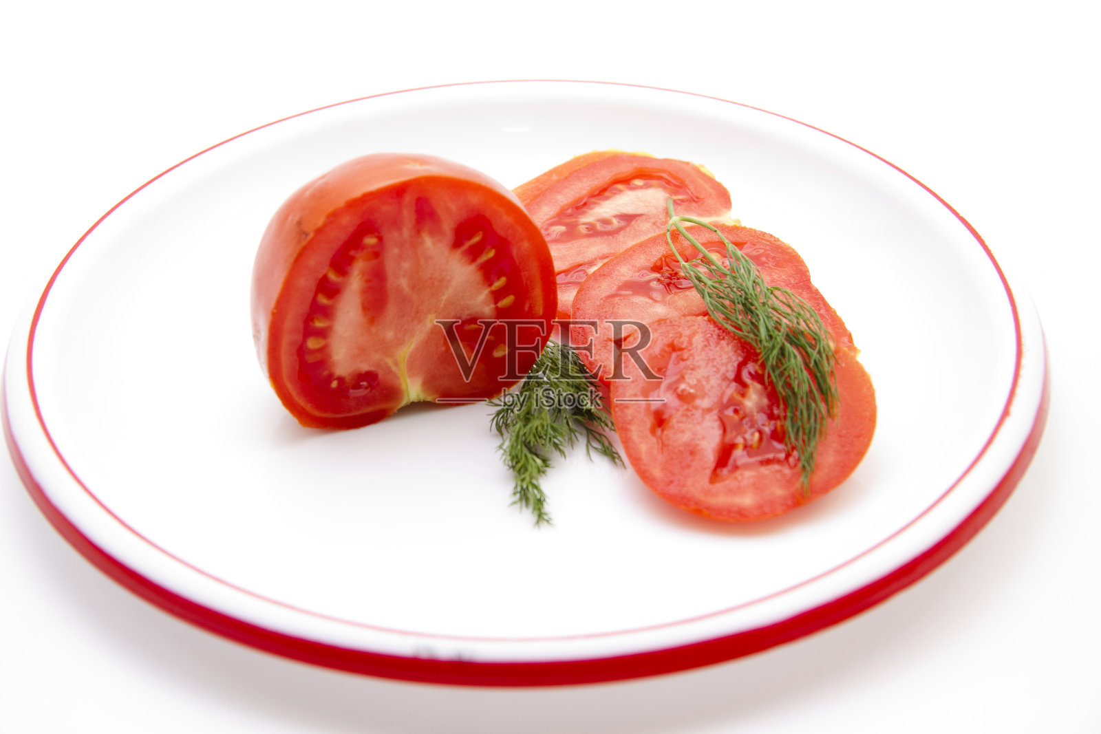 西红柿和莳萝照片摄影图片