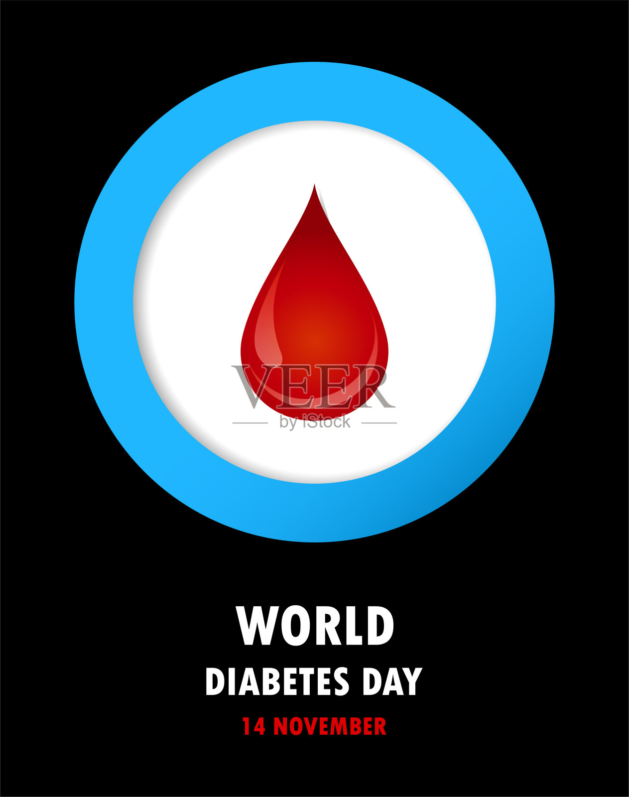 世界糖尿病日概念插画图片素材