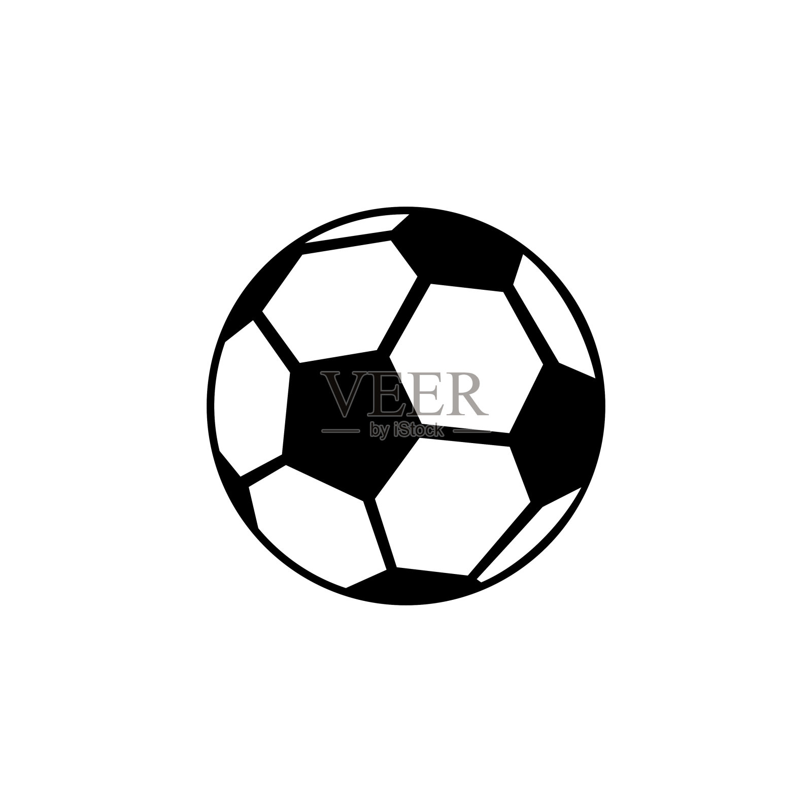 足球矢量图标插画图片素材