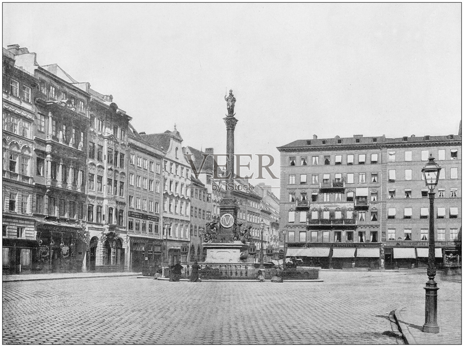 世界著名景点的古老照片:慕尼黑照片摄影图片