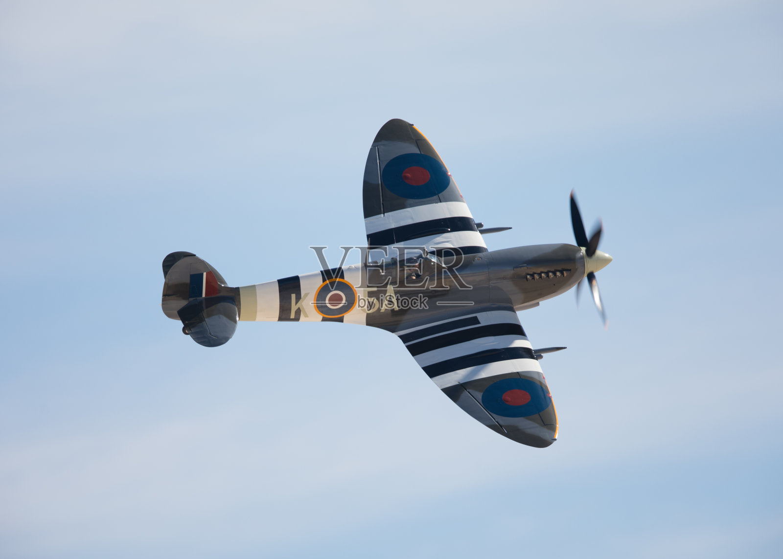 二战战斗机(Supermarine Spitfire Mk IX)照片摄影图片