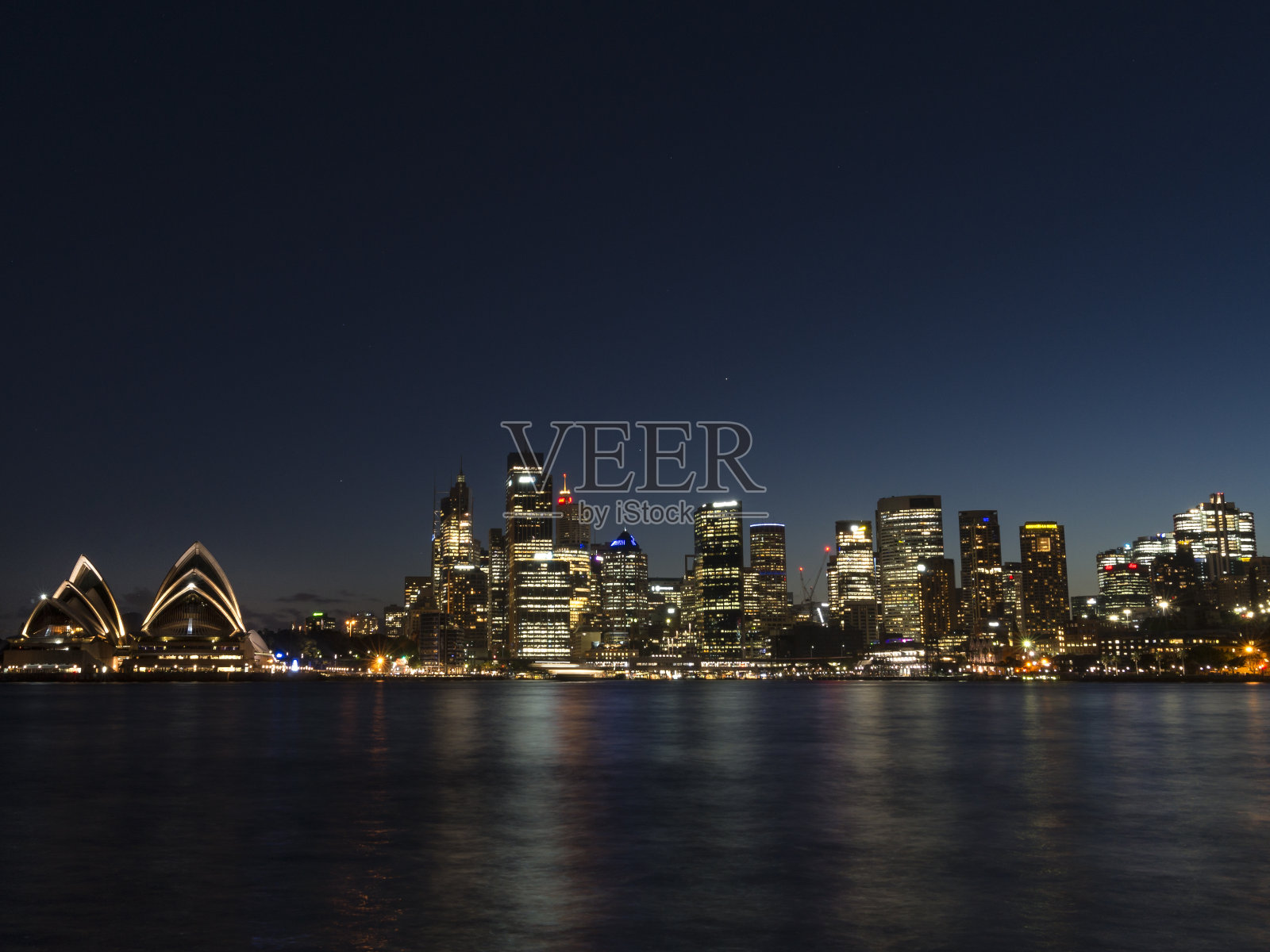 悉尼夜景照片摄影图片
