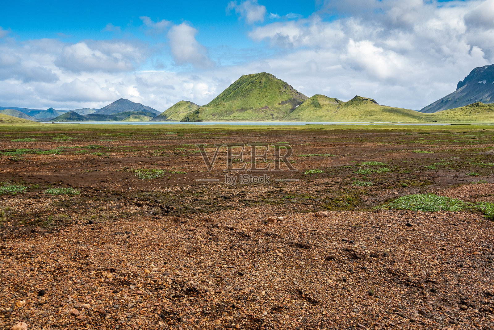 冰岛陆牧地区的景观照片摄影图片